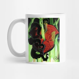 Merging Emblems:  Creativitwins Split Mug